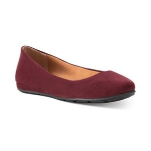 American Rag Ellie Ballet Flats Plum
